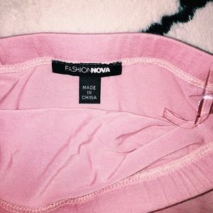 Fashion Nova Pink Tube Top/Bandeau